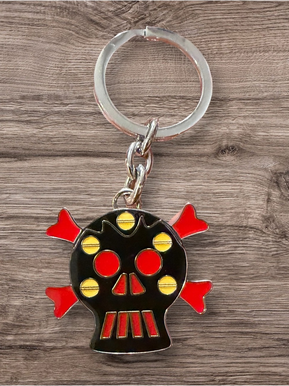 Prada Skull and Crossbones Keychain w/ COA